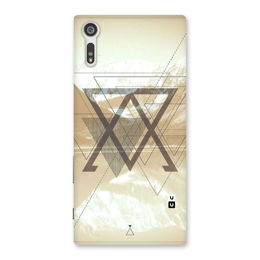 Beige View Back Case for Xperia XZ