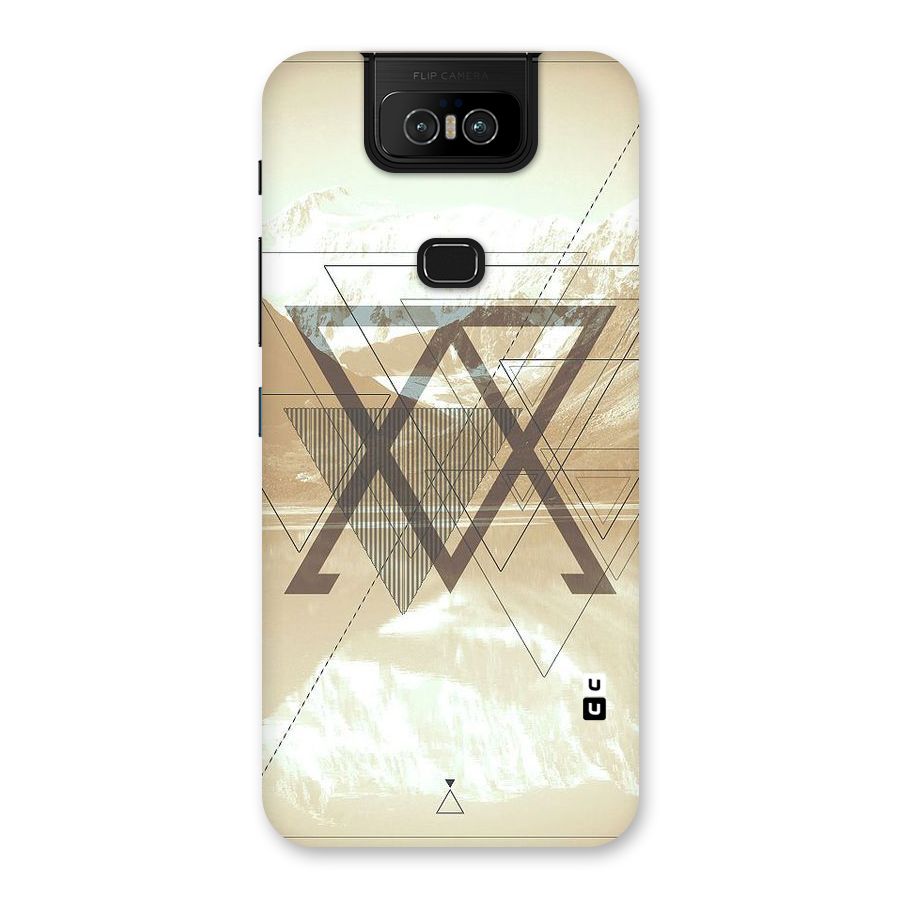 Beige View Back Case for Zenfone 6z