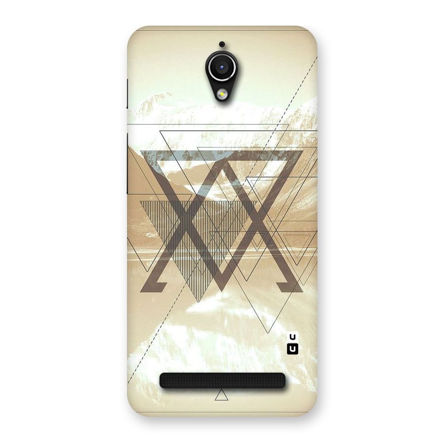 Beige View Back Case for Zenfone Go