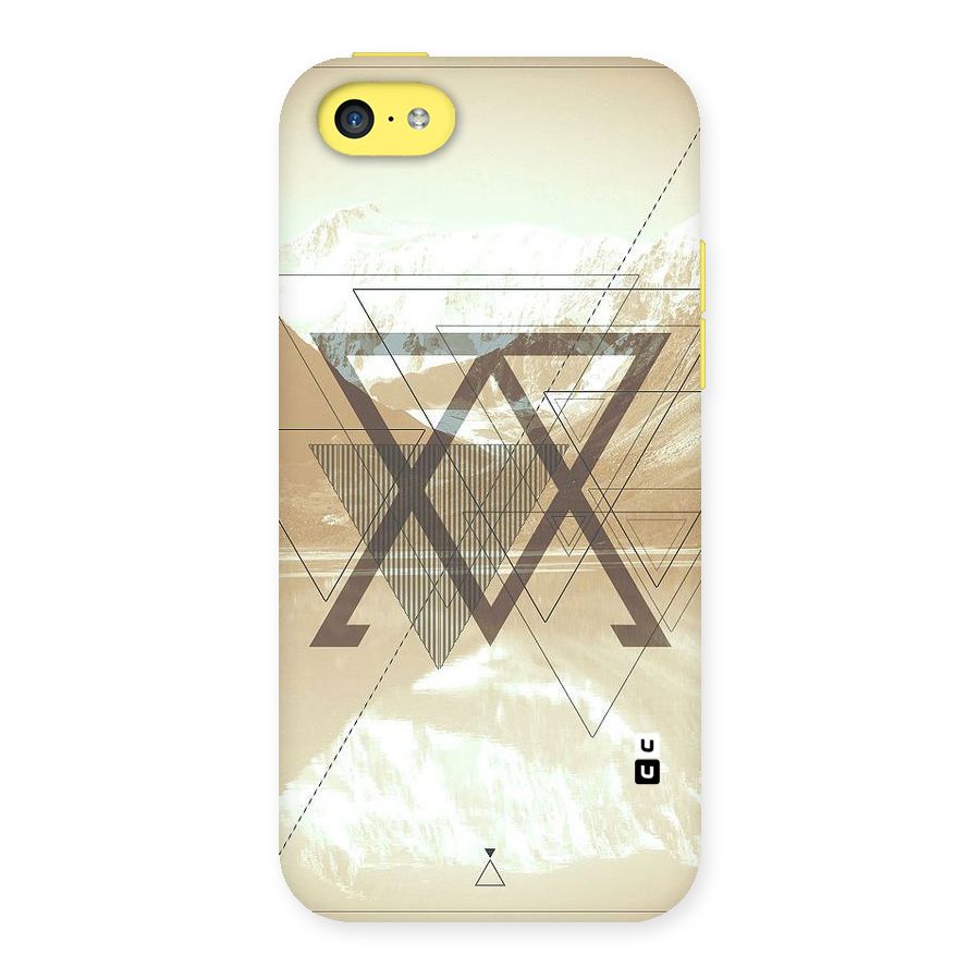 Beige View Back Case for iPhone 5C