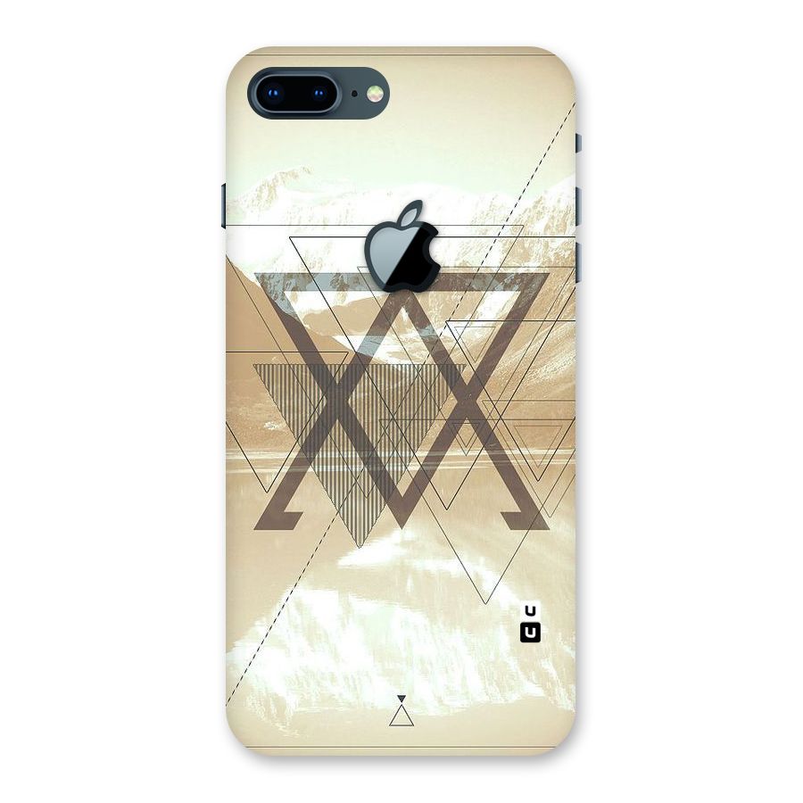 Beige View Back Case for iPhone 7 Plus Apple Cut