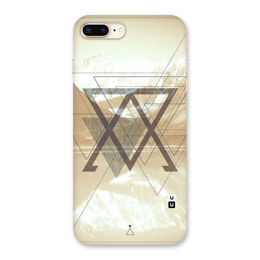 Beige View Back Case for iPhone 8 Plus