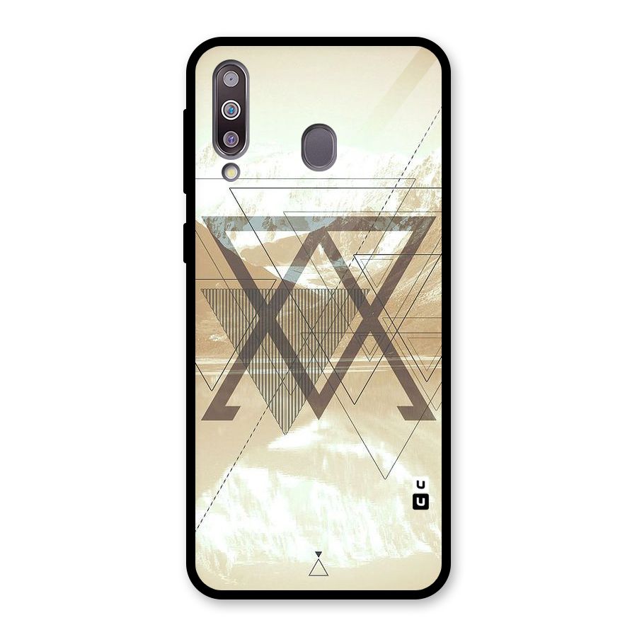 Beige View Glass Back Case for Galaxy M30