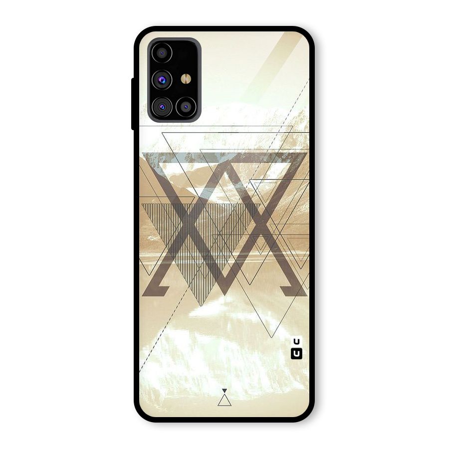 Beige View Glass Back Case for Galaxy M31s