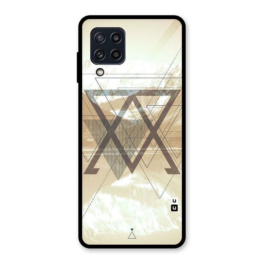 Beige View Glass Back Case for Galaxy M32