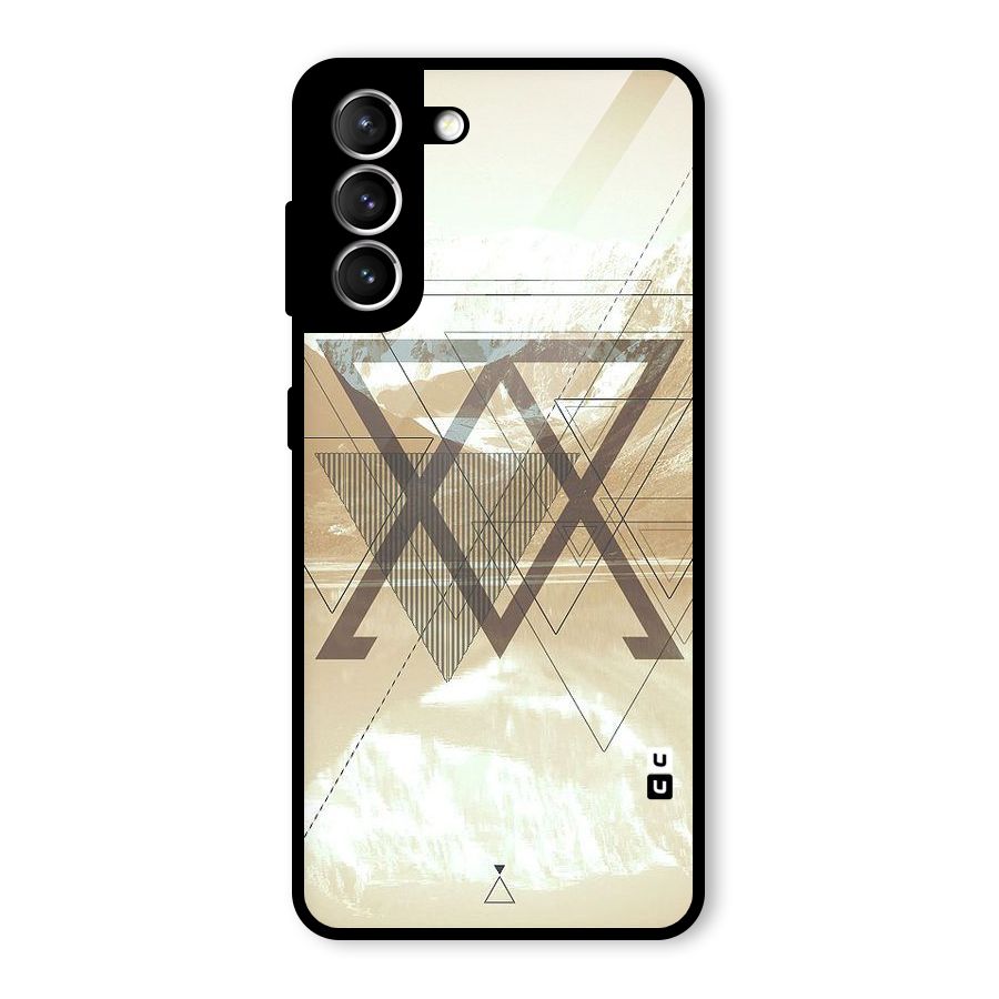 Beige View Glass Back Case for Galaxy S21 5G