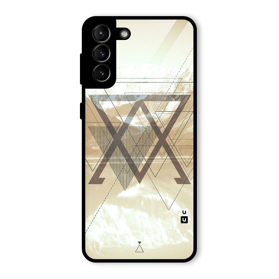 Beige View Glass Back Case for Galaxy S21 Plus