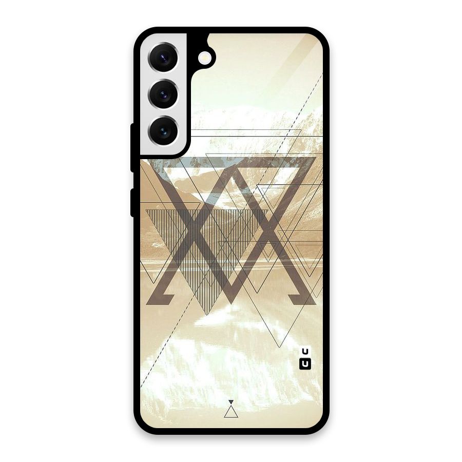 Beige View Glass Back Case for Galaxy S22 Plus 5G
