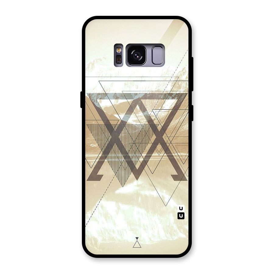 Beige View Glass Back Case for Galaxy S8