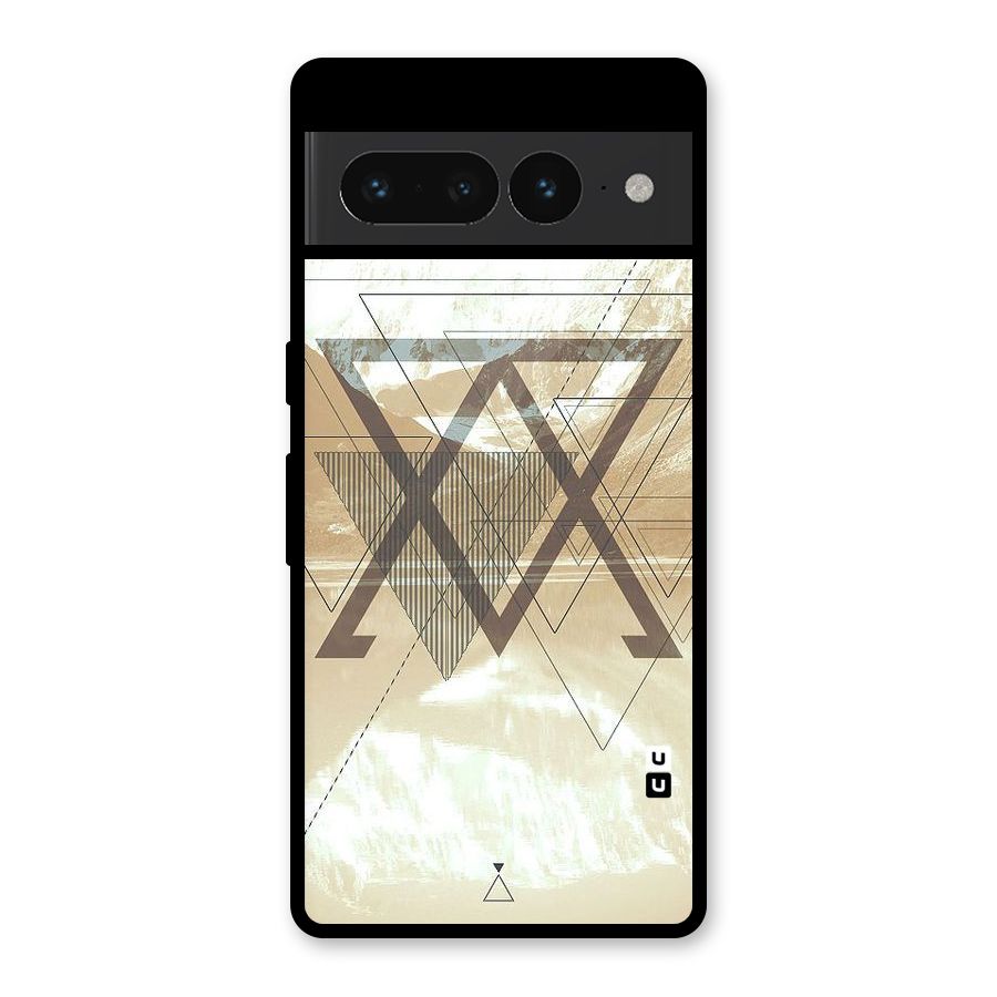 Beige View Glass Back Case for Google Pixel 7 Pro