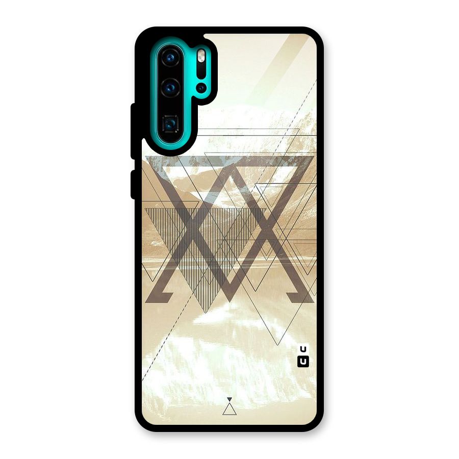 Beige View Glass Back Case for Huawei P30 Pro