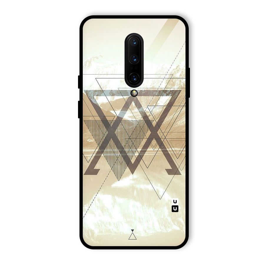 Beige View Glass Back Case for OnePlus 7 Pro