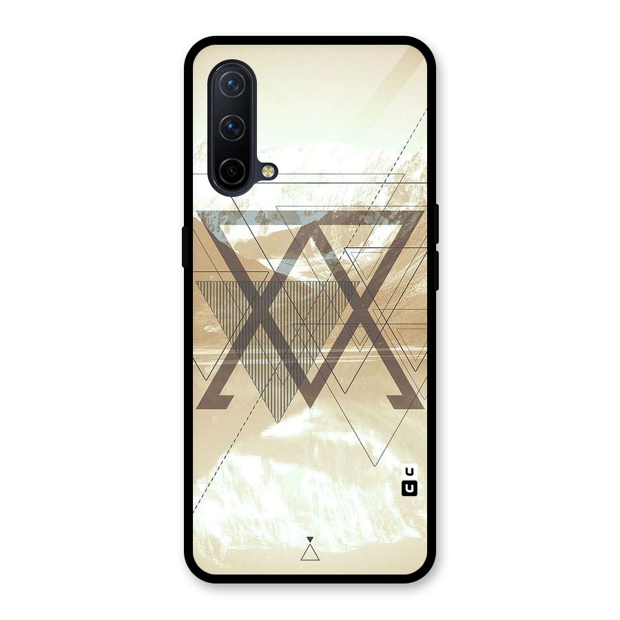 Beige View Glass Back Case for OnePlus Nord CE 5G