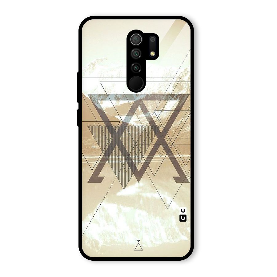 Beige View Glass Back Case for Poco M2
