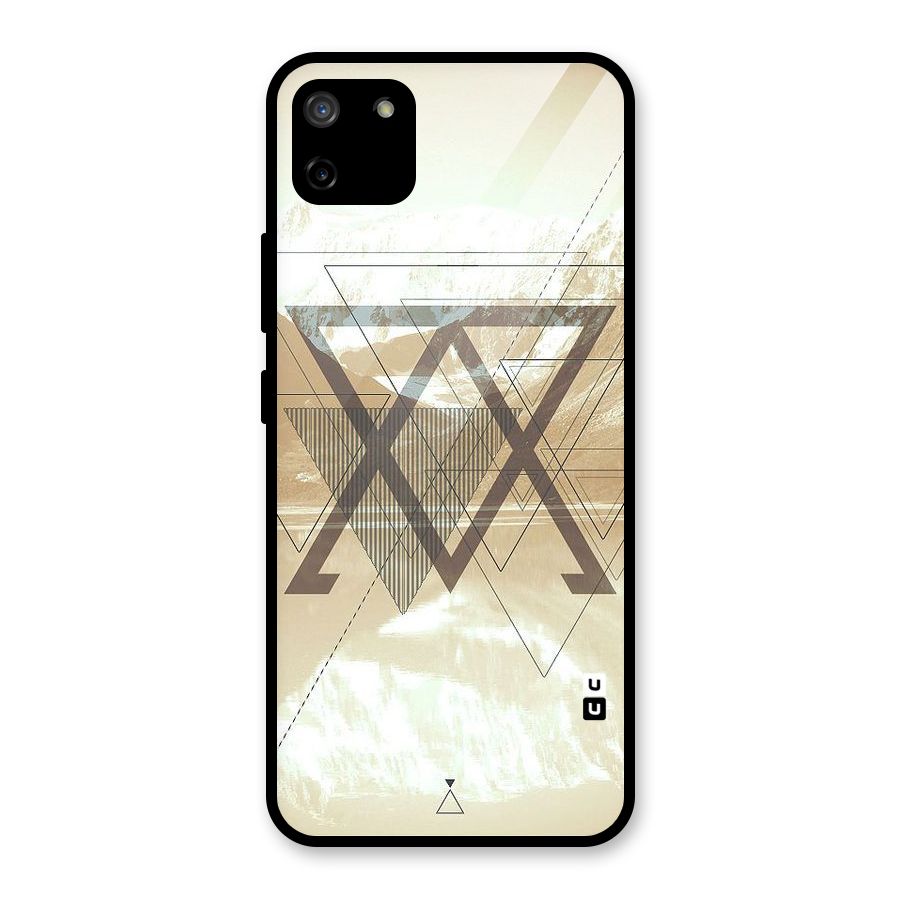Beige View Glass Back Case for Realme C11