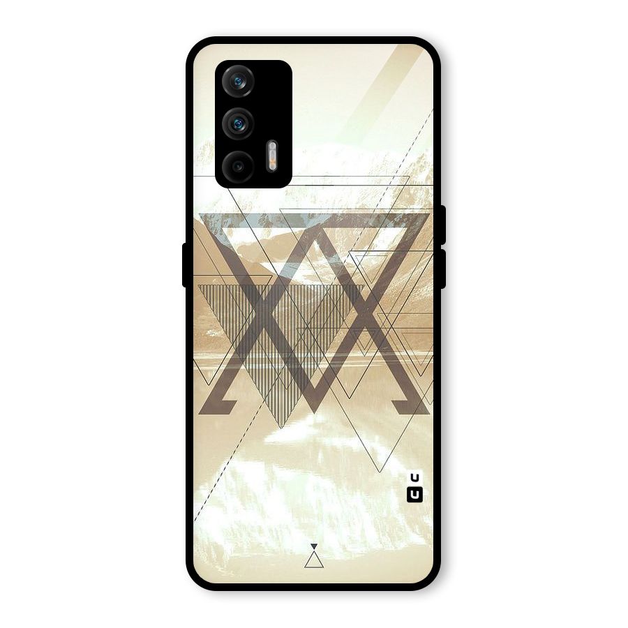Beige View Glass Back Case for Realme GT 5G