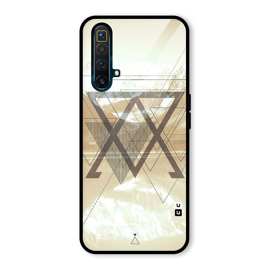 Beige View Glass Back Case for Realme X3