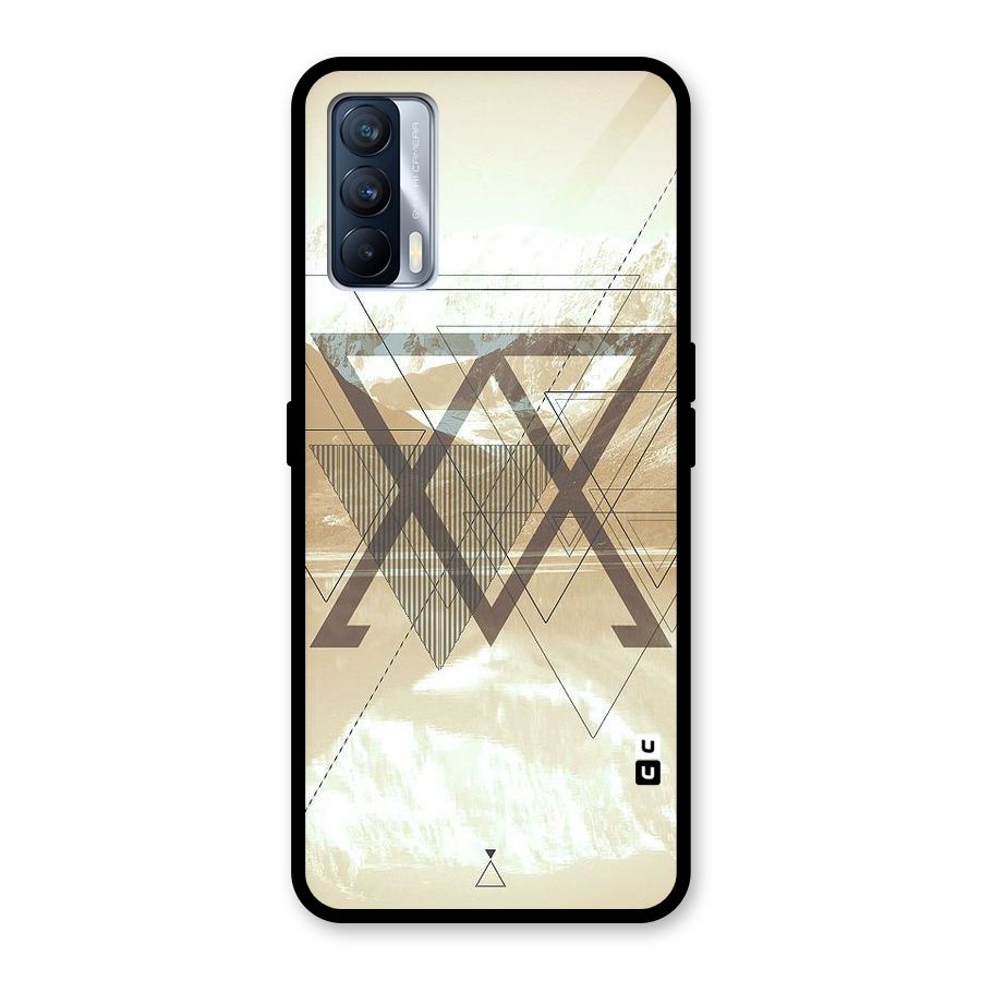 Beige View Glass Back Case for Realme X7