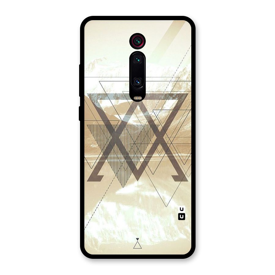 Beige View Glass Back Case for Redmi K20