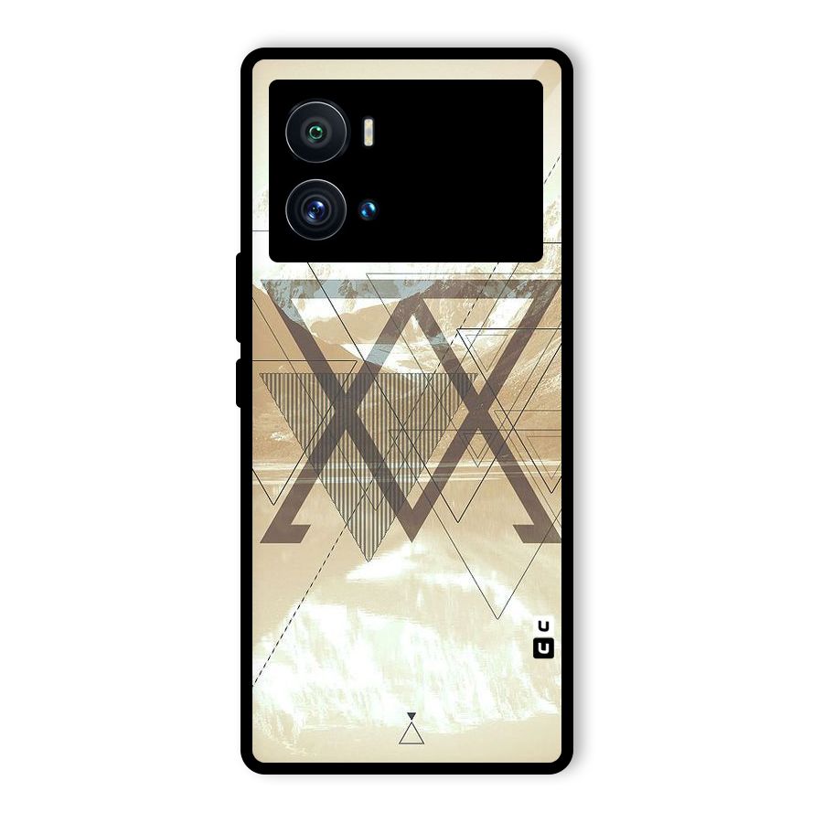 Beige View Glass Back Case for Vivo iQOO 9 Pro