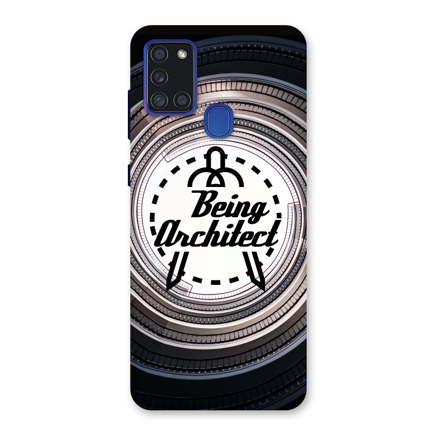 Being Architect Back Case for Galaxy A21s