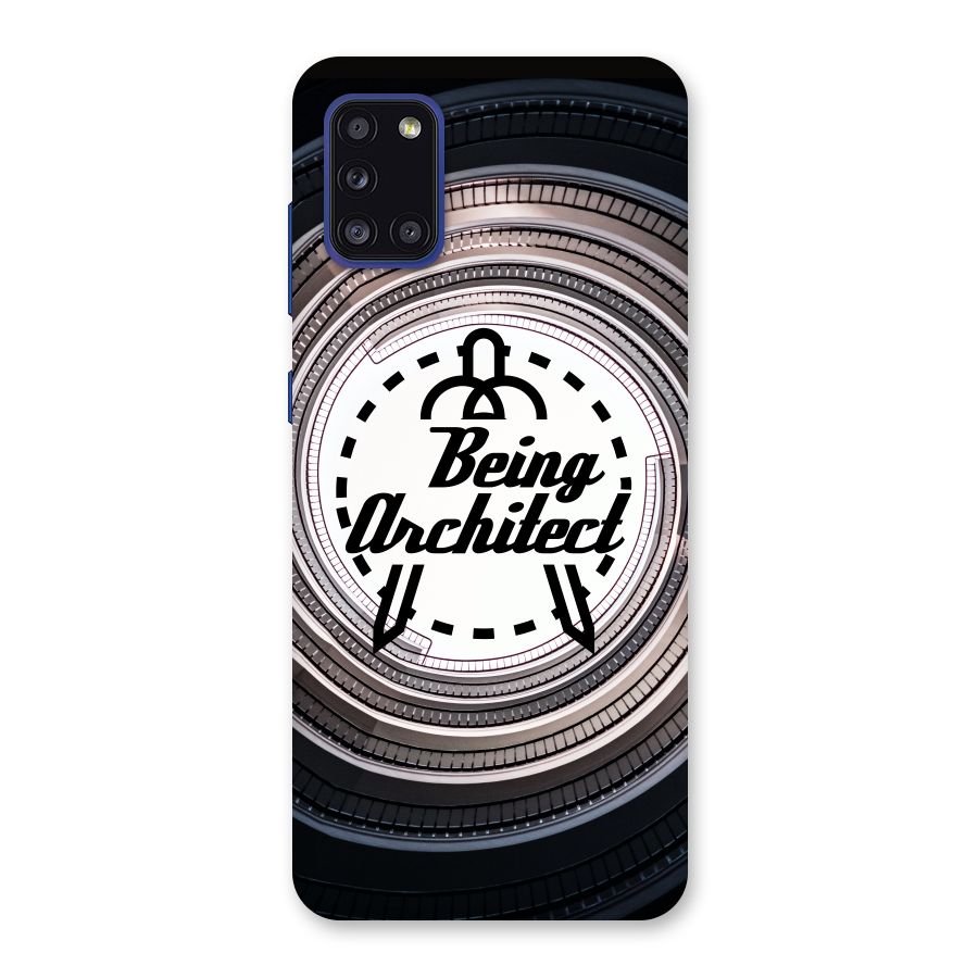 Being Architect Back Case for Galaxy A31
