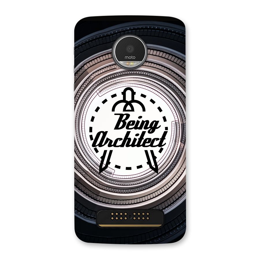 Being Architect Back Case for Moto Z Play