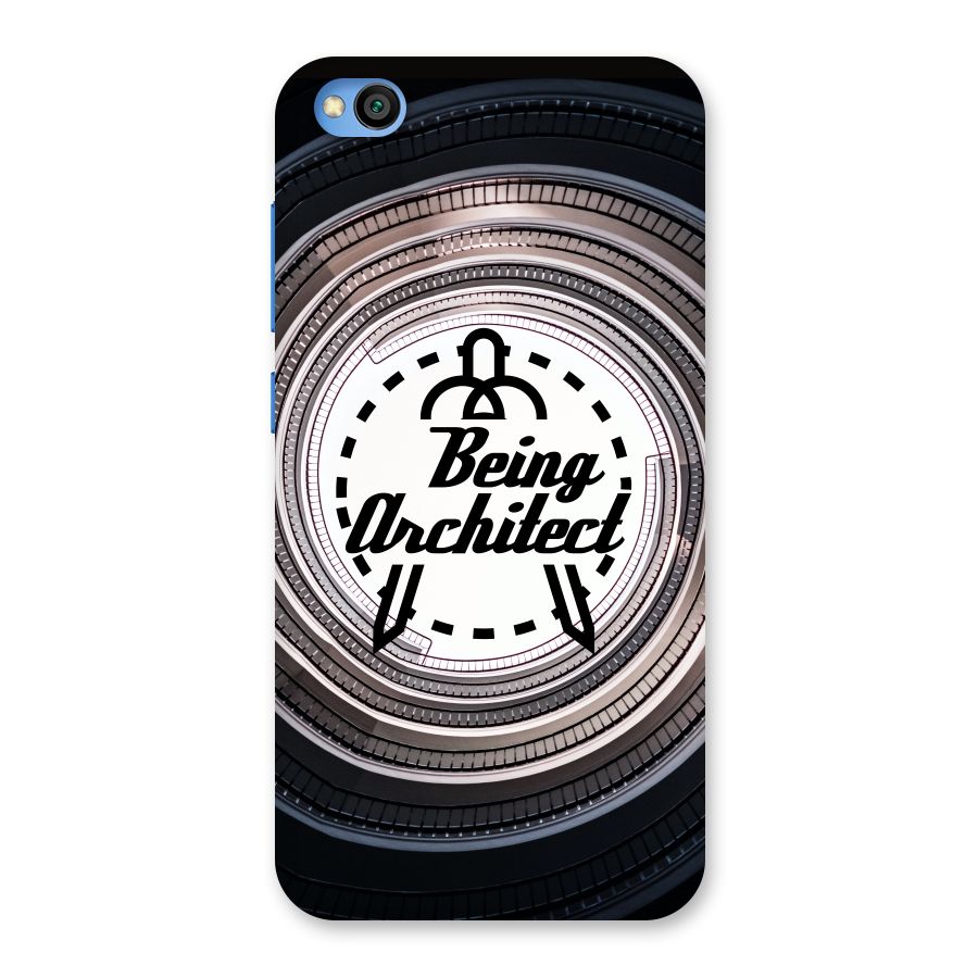 Being Architect Back Case for Redmi Go