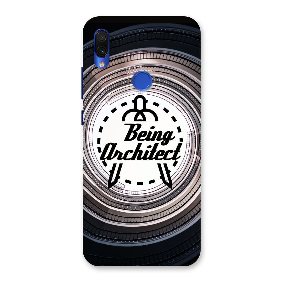 Being Architect Back Case for Redmi Note 7S
