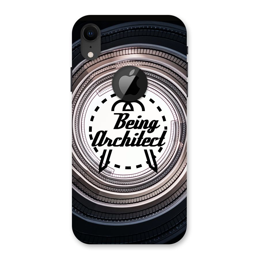 Being Architect Back Case for iPhone XR Logo Cut