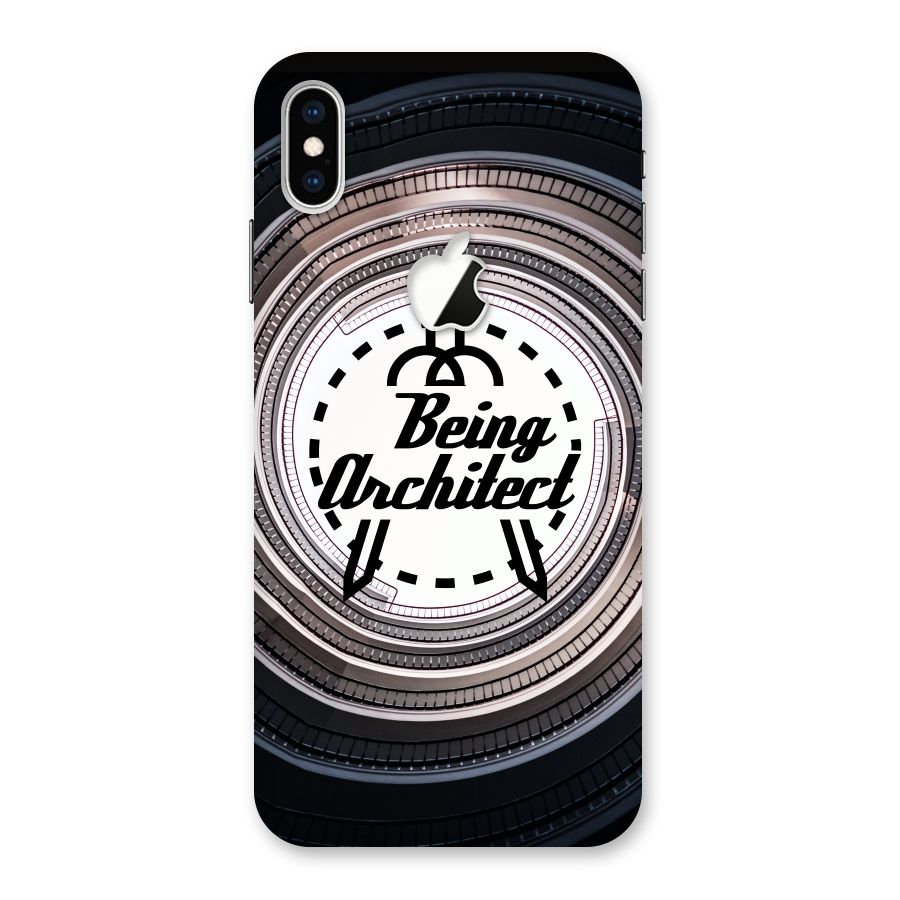 Being Architect Back Case for iPhone XS Max Apple Cut