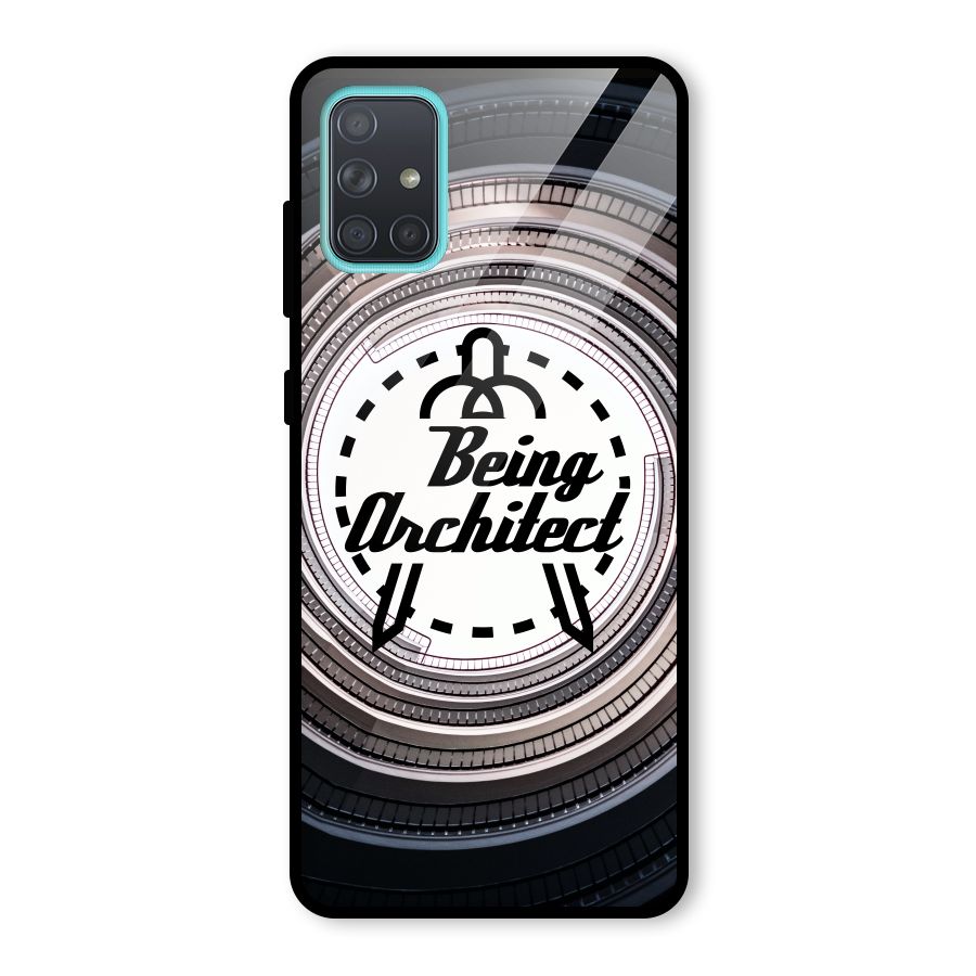 Being Architect Glass Back Case for Galaxy A71