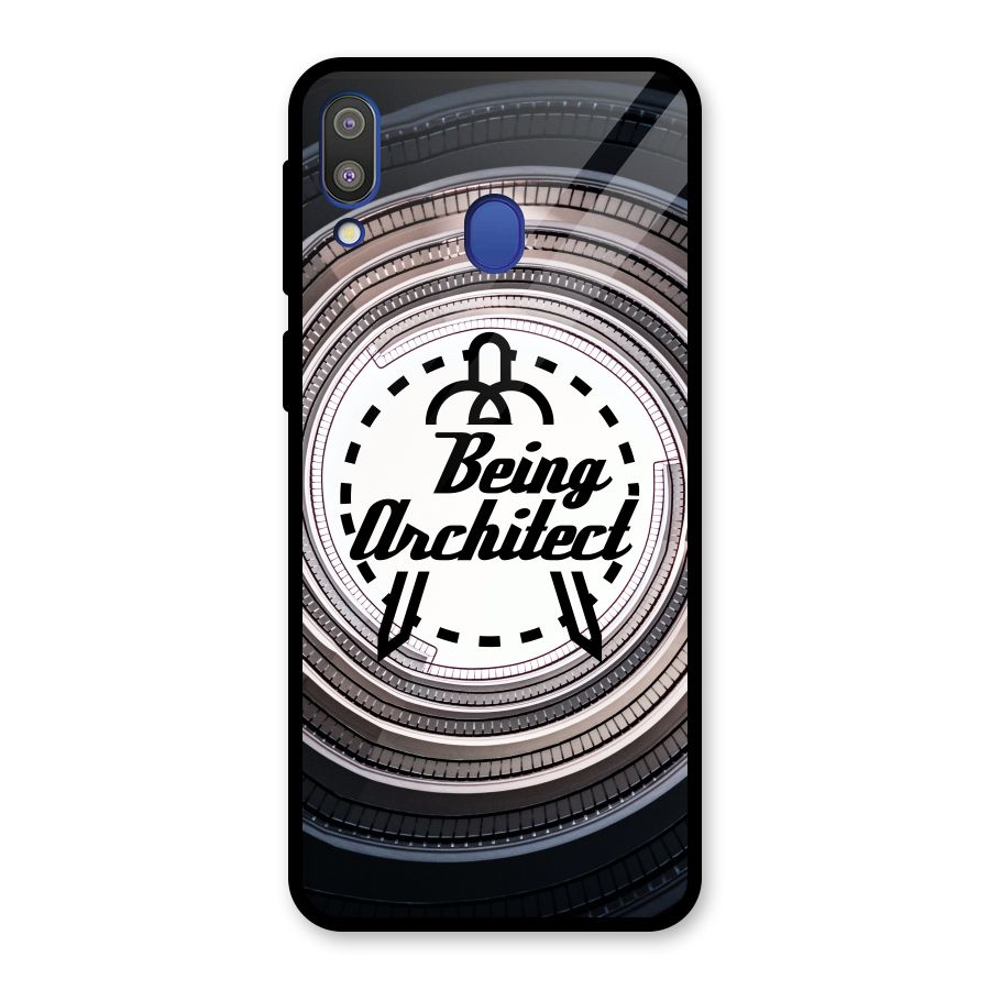 Being Architect Glass Back Case for Galaxy M20