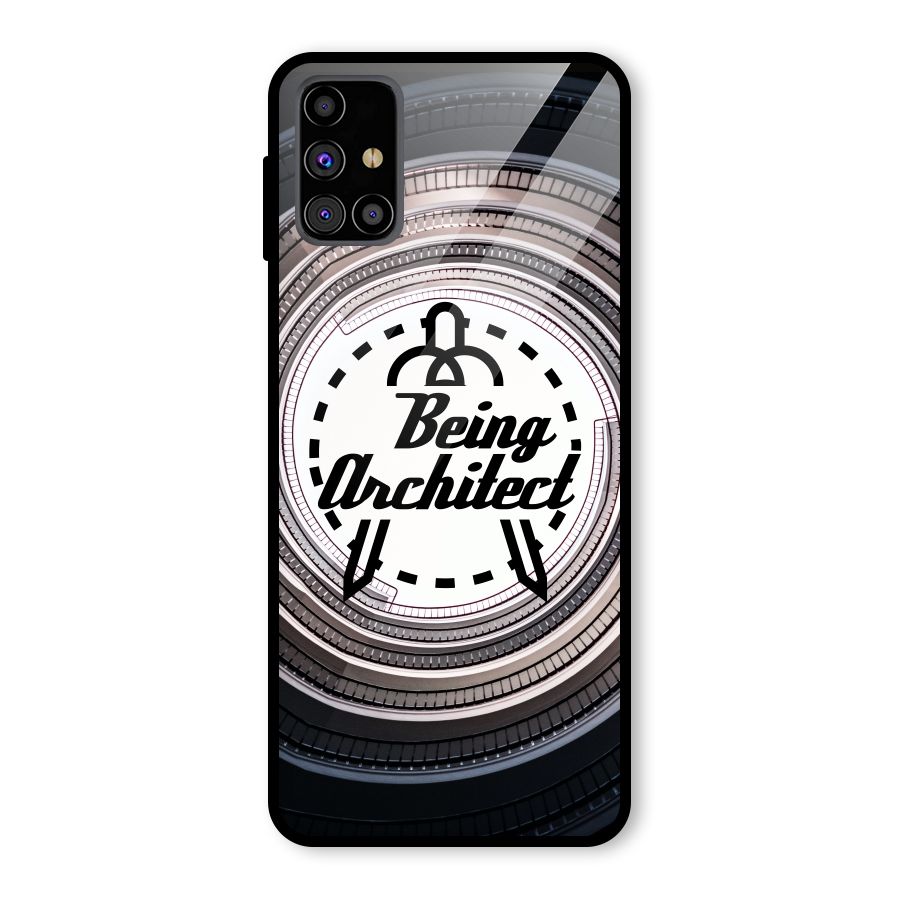 Being Architect Glass Back Case for Galaxy M31s
