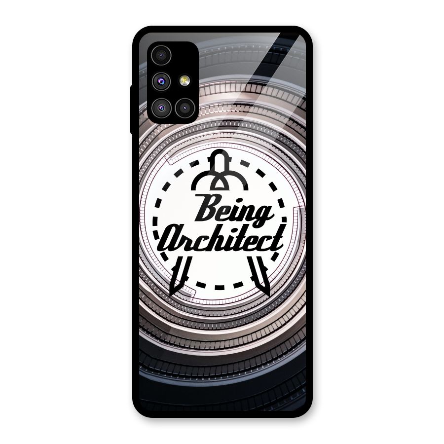 Being Architect Glass Back Case for Galaxy M51