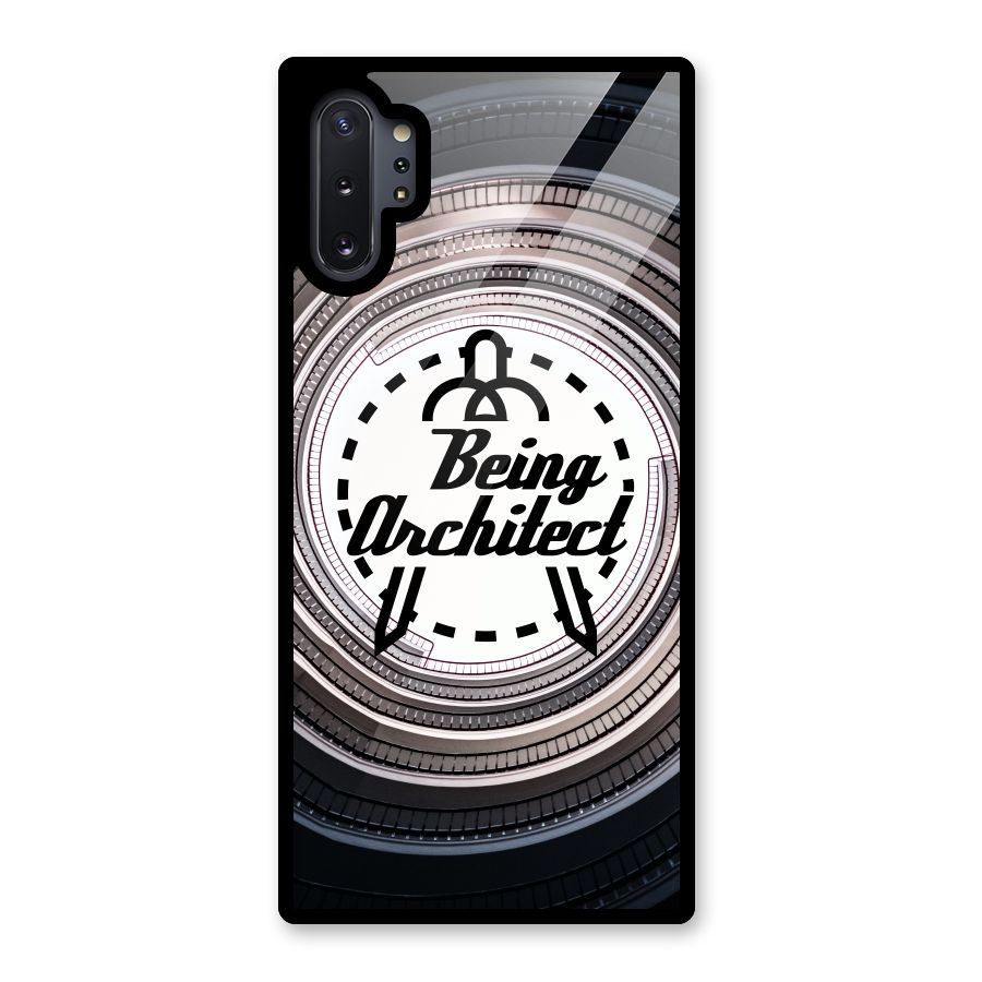 Being Architect Glass Back Case for Galaxy Note 10 Plus