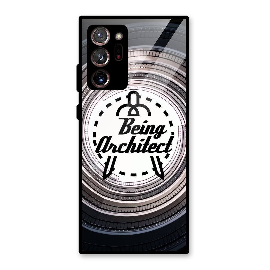 Being Architect Glass Back Case for Galaxy Note 20 Ultra