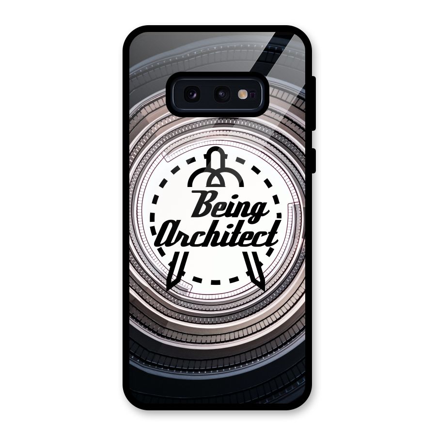 Being Architect Glass Back Case for Galaxy S10e
