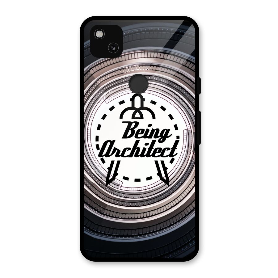 Being Architect Glass Back Case for Google Pixel 4a