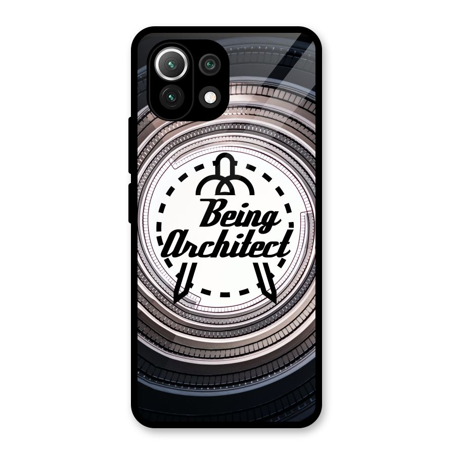 Being Architect Glass Back Case for Mi 11 Lite NE 5G