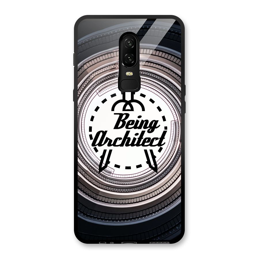 Being Architect Glass Back Case for OnePlus 6