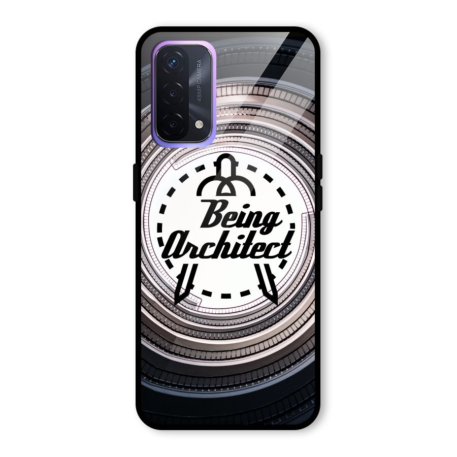 Being Architect Glass Back Case for Oppo A74 5G