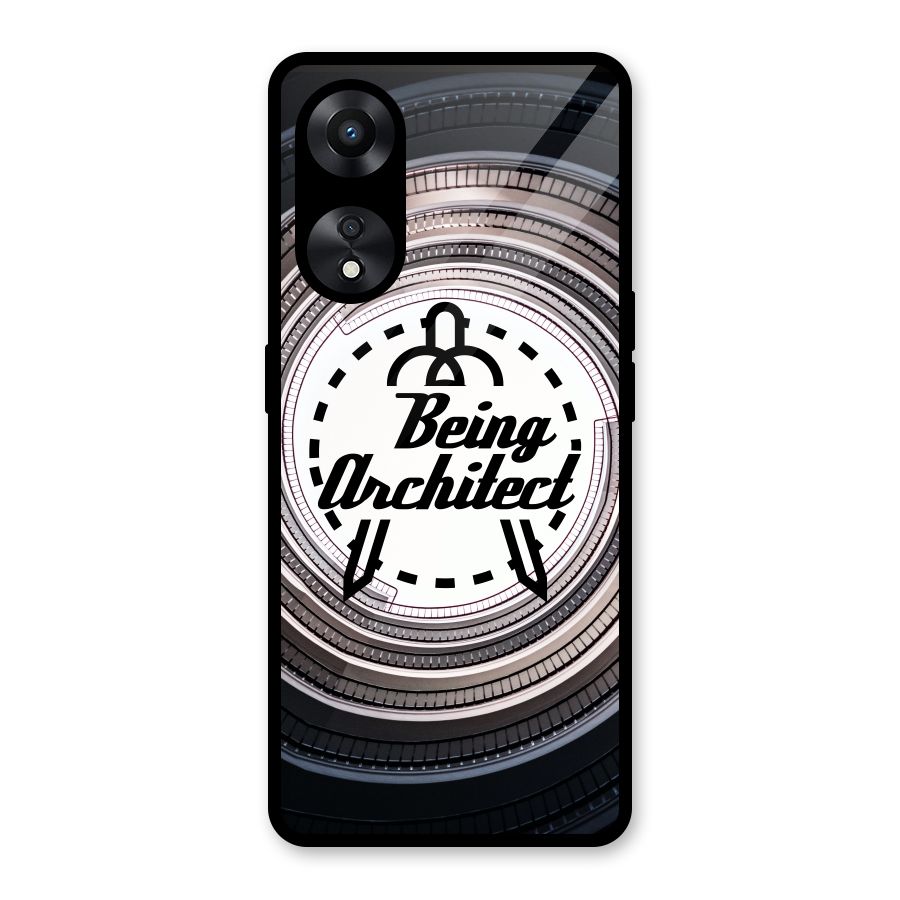 Being Architect Glass Back Case for Oppo A78