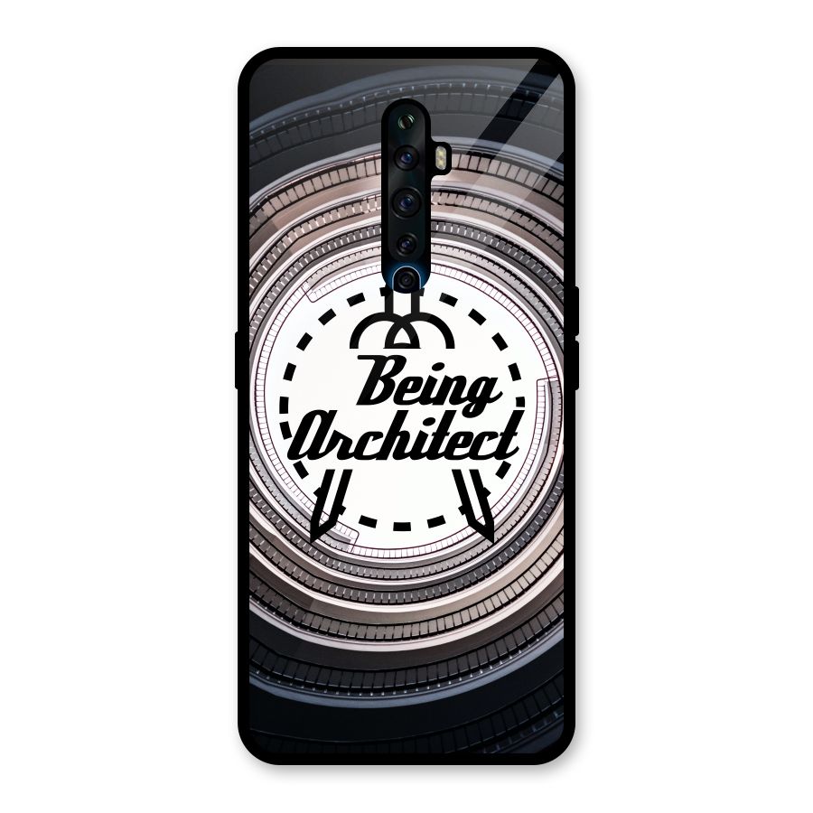 Being Architect Glass Back Case for Oppo Reno2 F