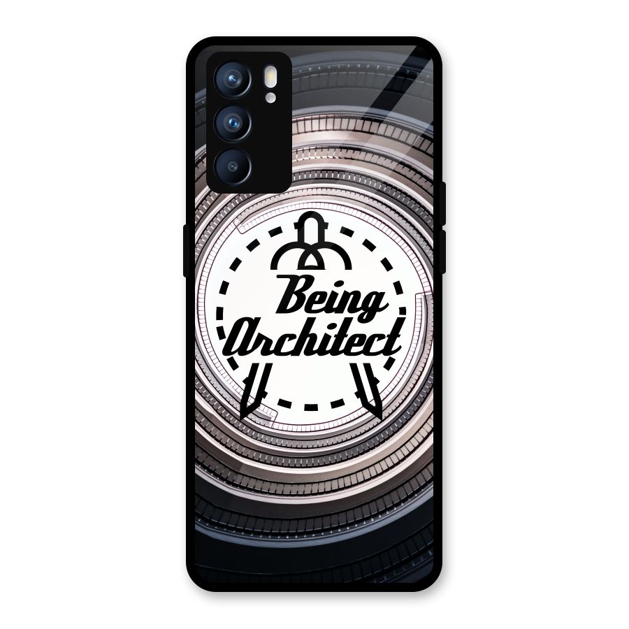 Being Architect Glass Back Case for Oppo Reno6 5G