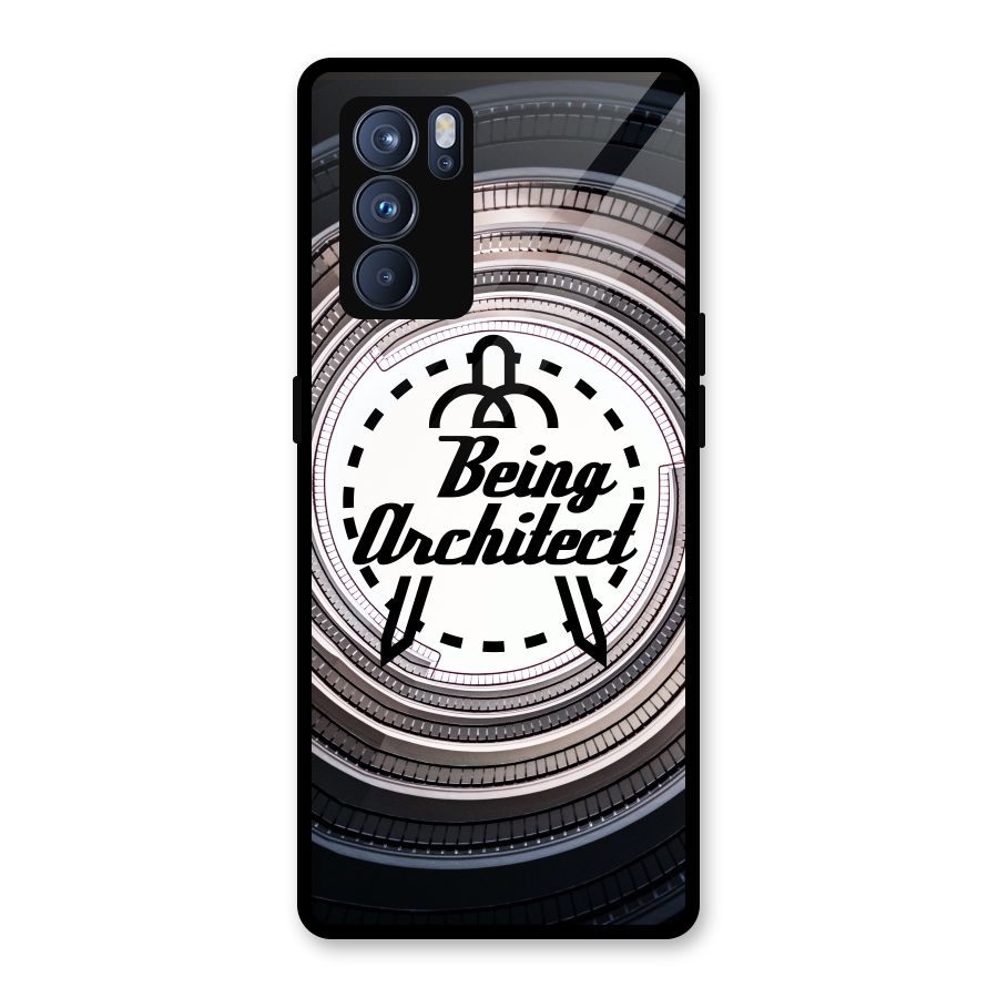 Being Architect Glass Back Case for Oppo Reno6 Pro 5G