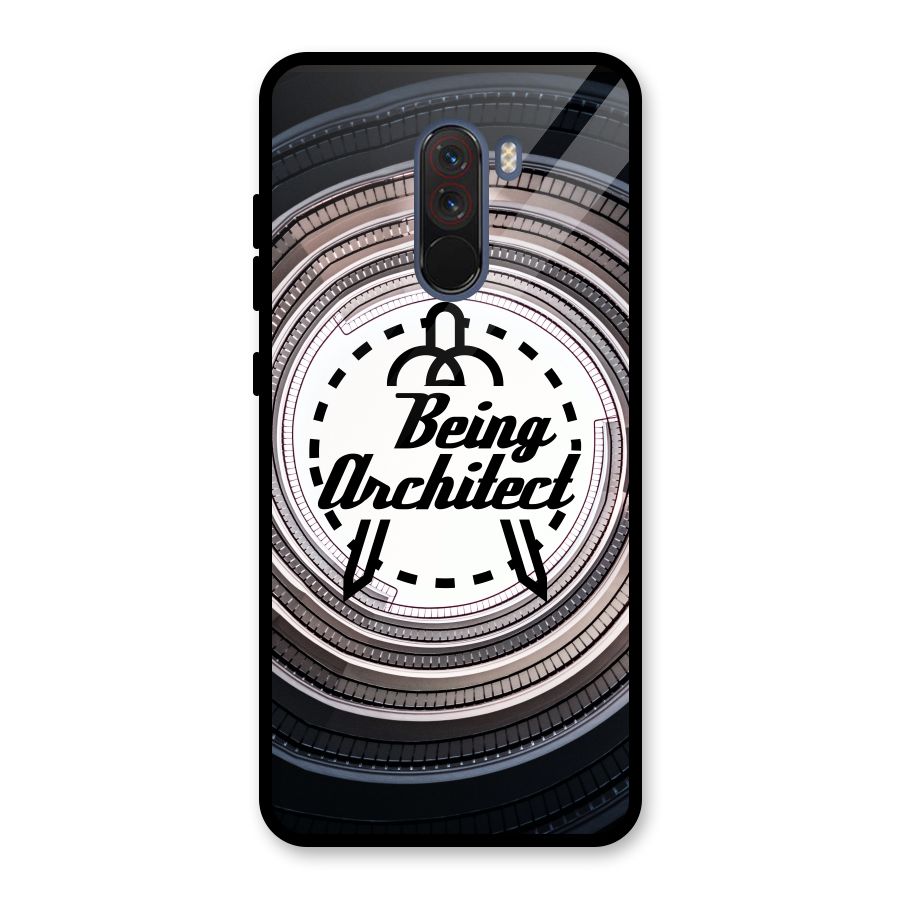 Being Architect Glass Back Case for Poco F1