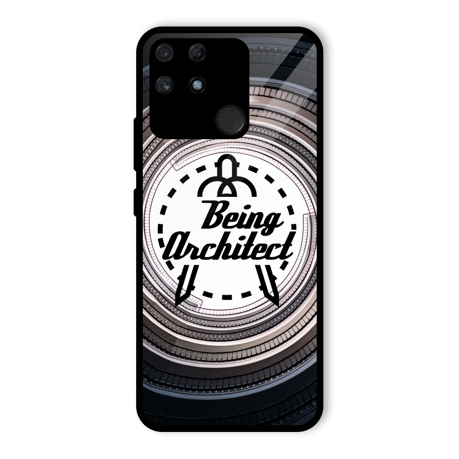 Being Architect Glass Back Case for Realme Narzo 50A