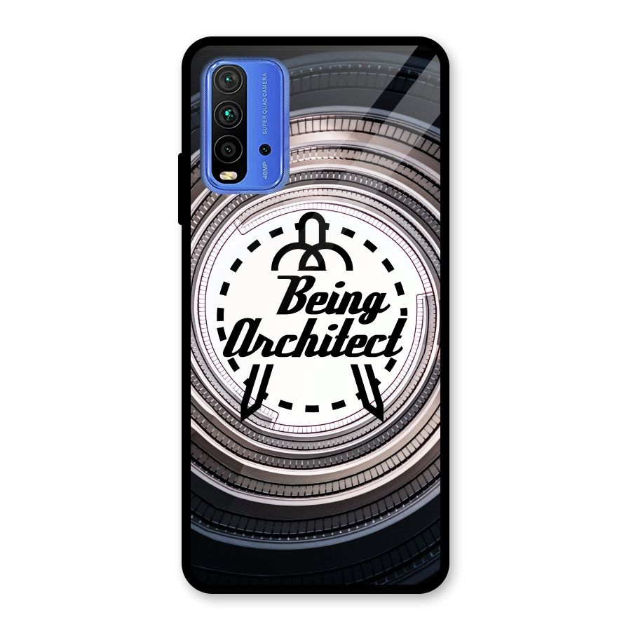Being Architect Glass Back Case for Redmi 9 Power