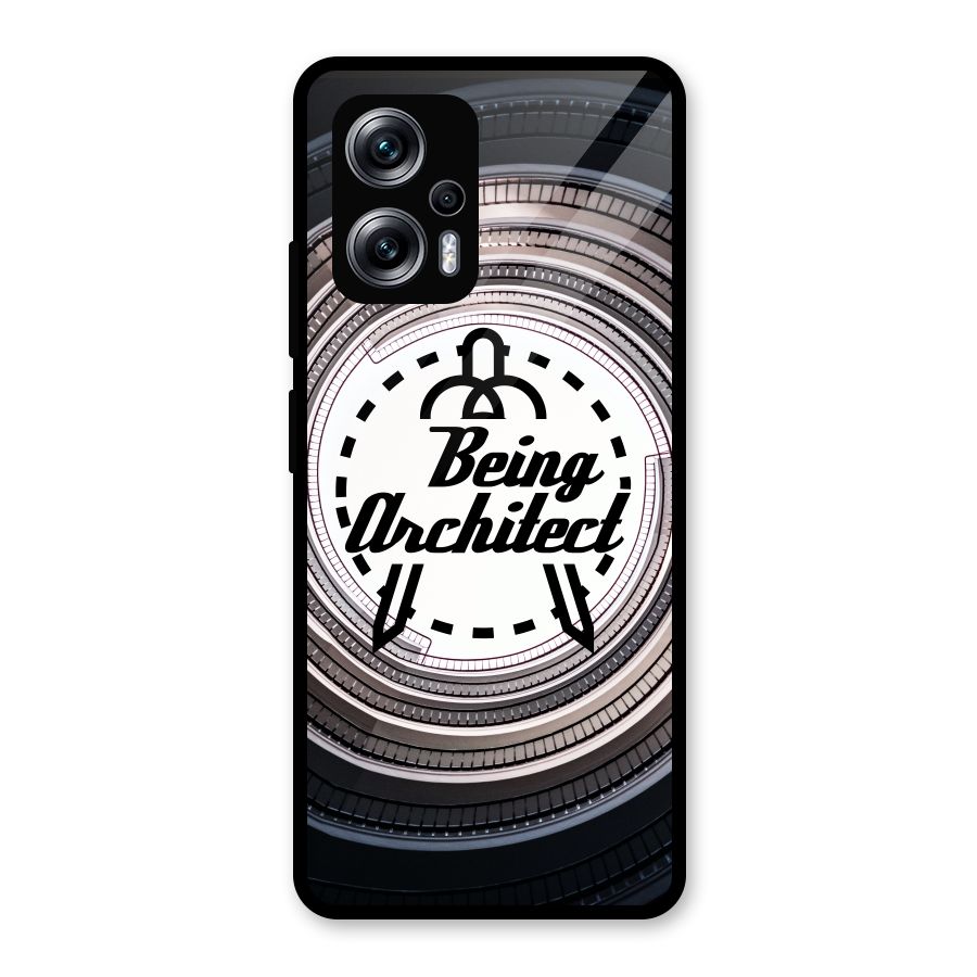 Being Architect Glass Back Case for Redmi K50i